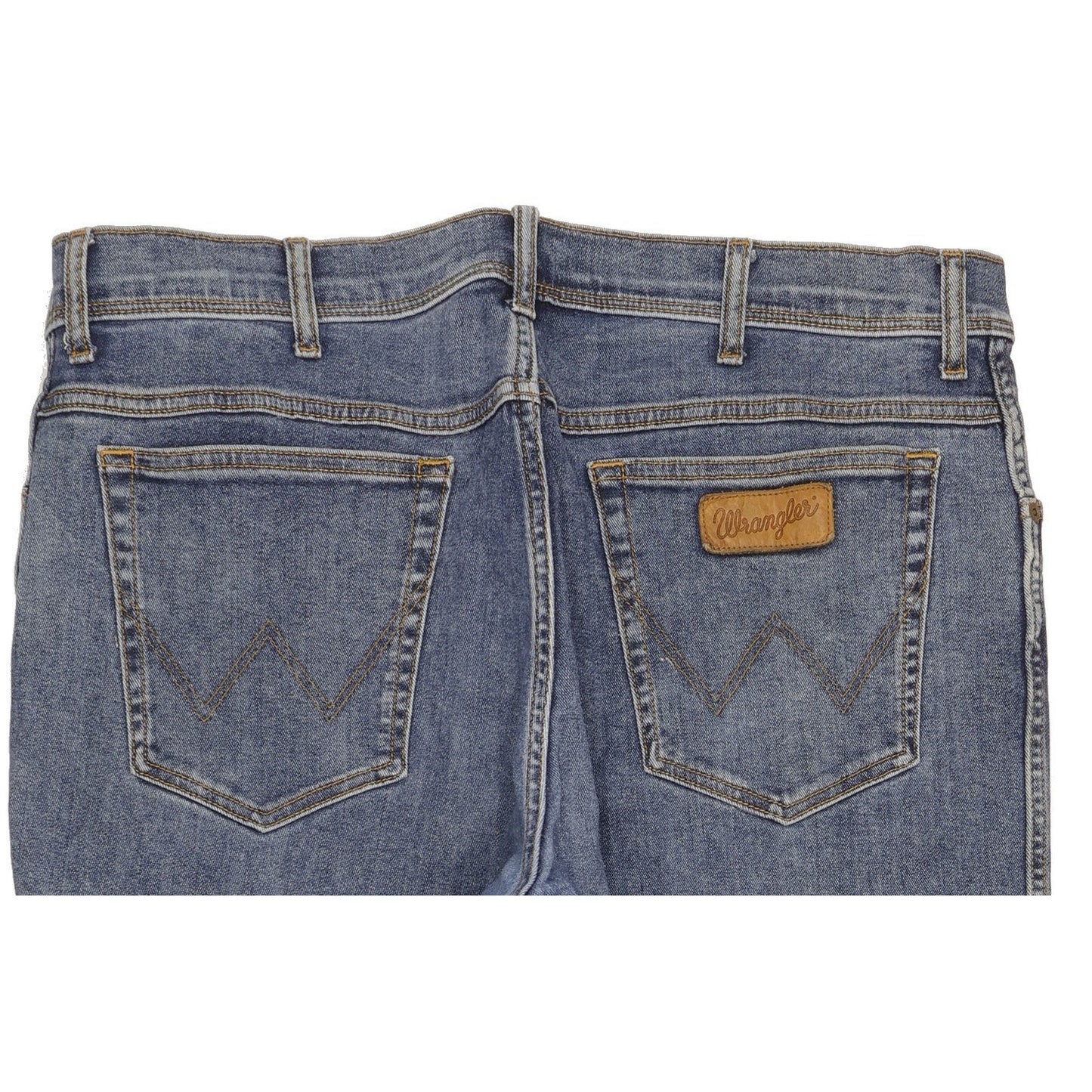Wrangler Texas Men Blue Straight Regular Stretch Jeans W40 L32