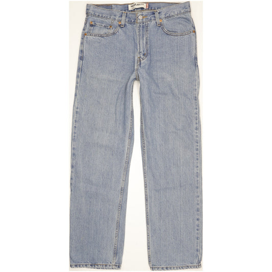 Levi's 505 Men Blue Straight Regular Jeans W34 L32