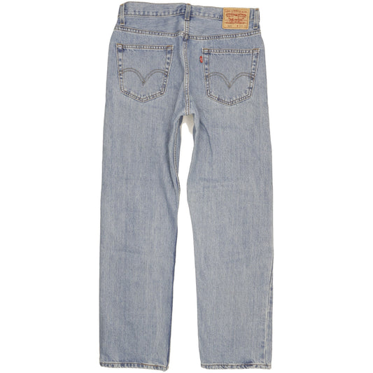Levi's 505 Men Blue Straight Regular Jeans W34 L32