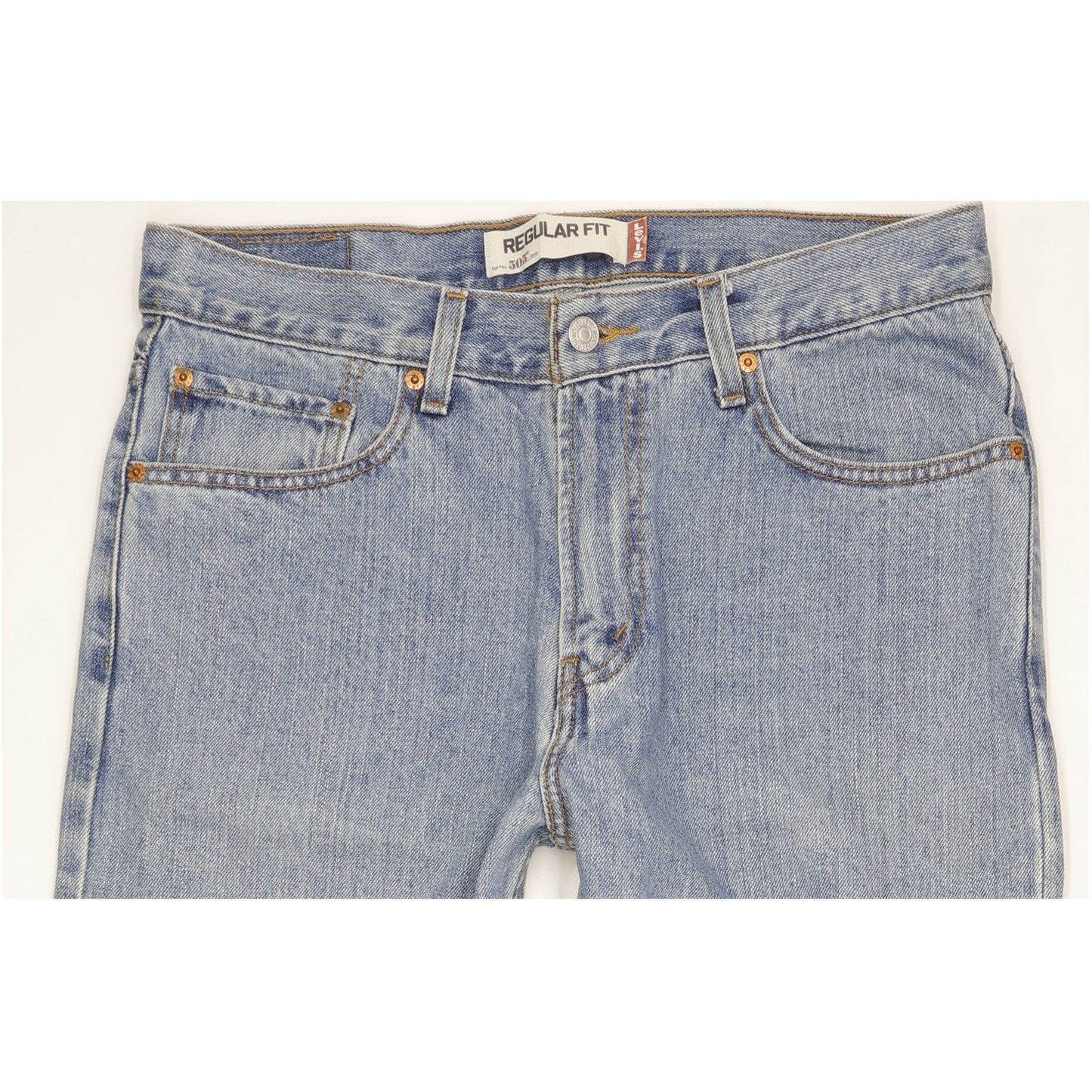 Levi's 505 Men Blue Straight Regular Jeans W34 L32