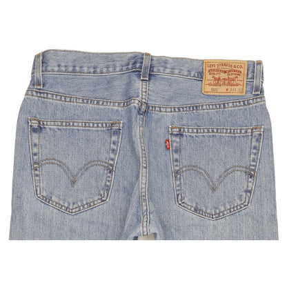 Levi's 505 Men Blue Straight Regular Jeans W34 L32