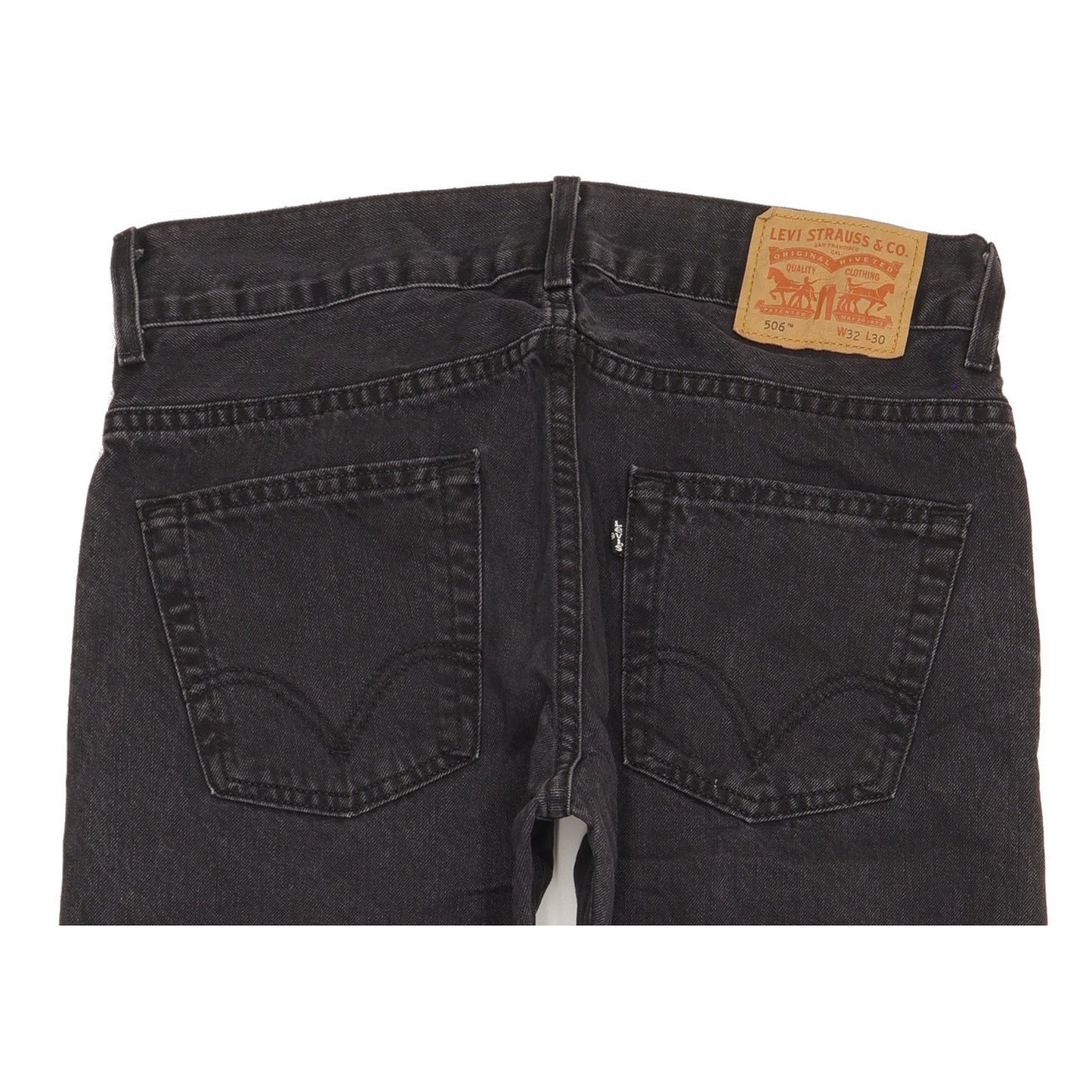 Levi's 506 Men Black Straight Regular Jeans W32 L30