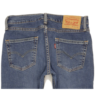 Levi's 511 Men Blue Straight Slim Stretch Jeans W30 L31