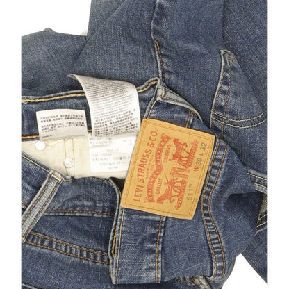 Levi's 511 Men Blue Straight Slim Stretch Jeans W30 L31