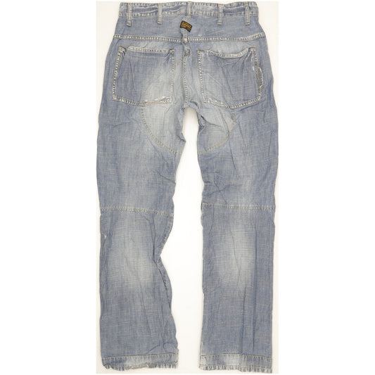G-Star Elwood Men Blue Straight Regular Jeans W33 L35