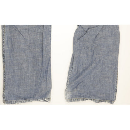 G-Star Elwood Men Blue Straight Regular Jeans W33 L35