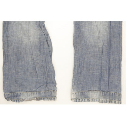 G-Star Elwood Men Blue Straight Regular Jeans W33 L35