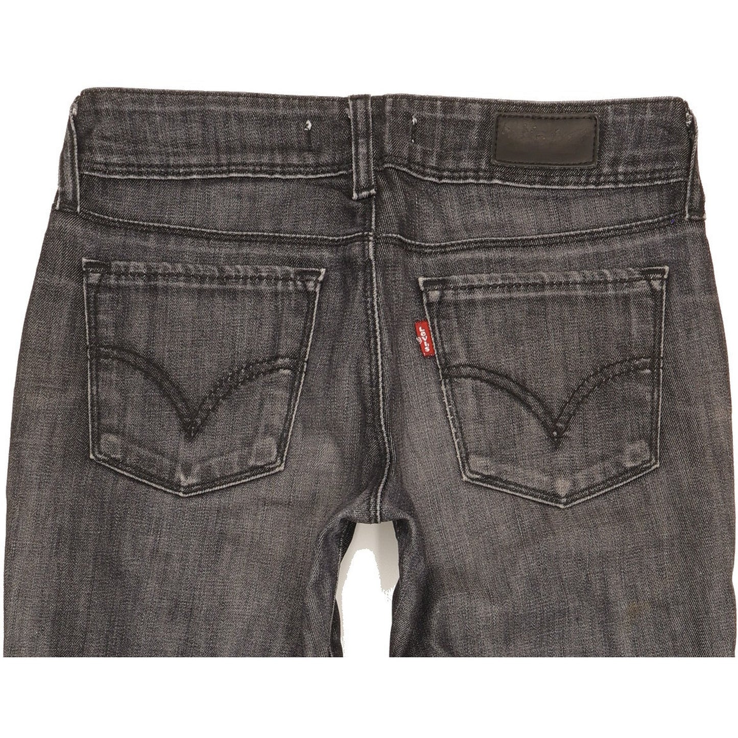 Levi's 571 Women Black Straight Slim Stretch Jeans W28 L29