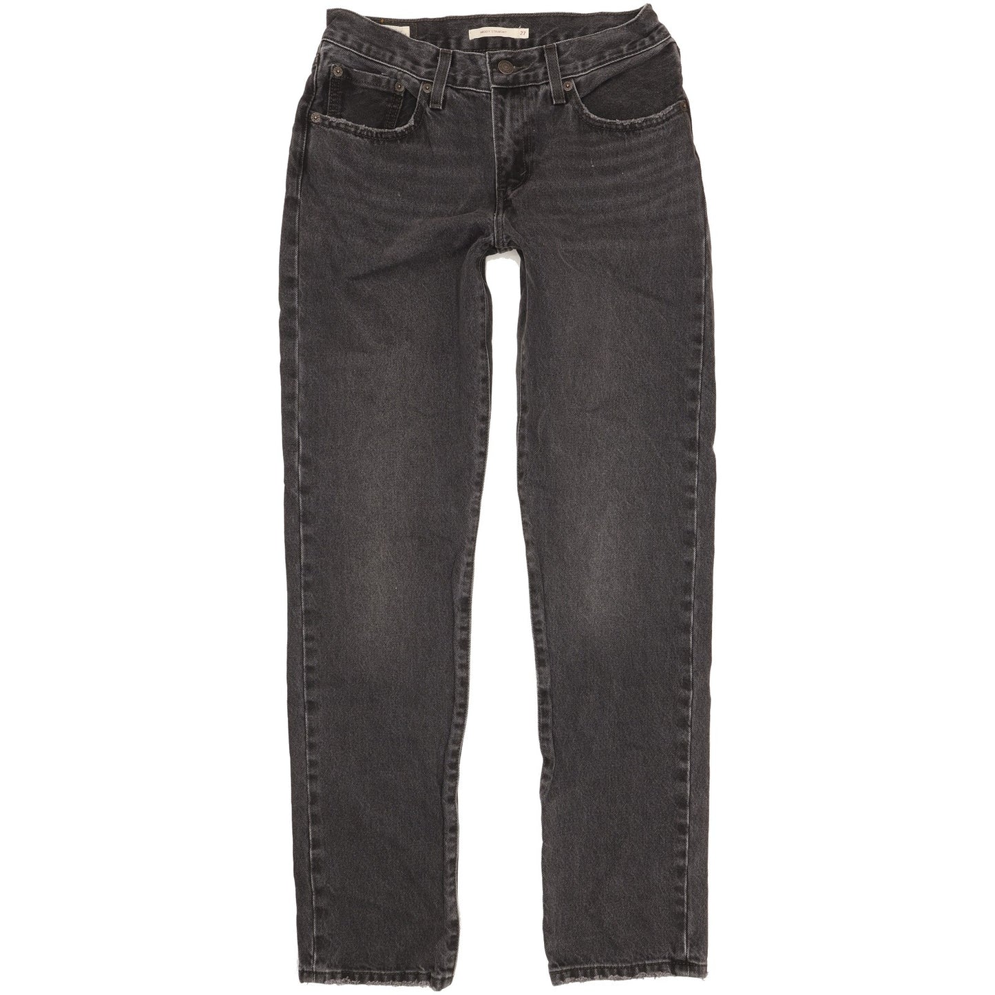 Levi's Moody Women Black Straight Slim Jeans W27 L32