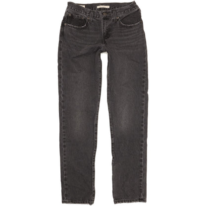 Levi's Moody Women Black Straight Slim Jeans W27 L32