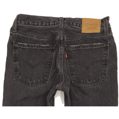 Levi's Moody Women Black Straight Slim Jeans W27 L32