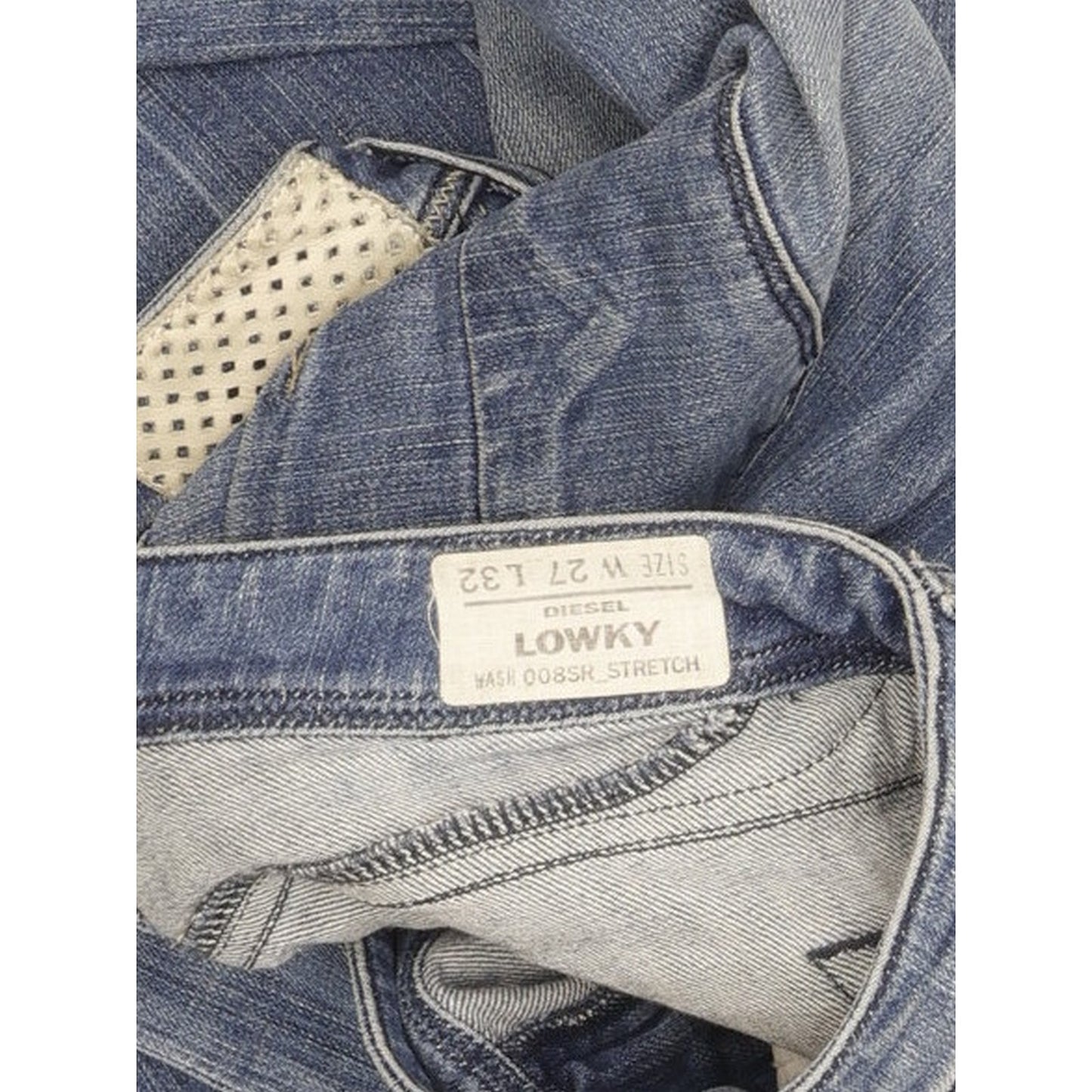 Diesel Lowky Women Blue Straight Slim Stretch Jeans W27 L32