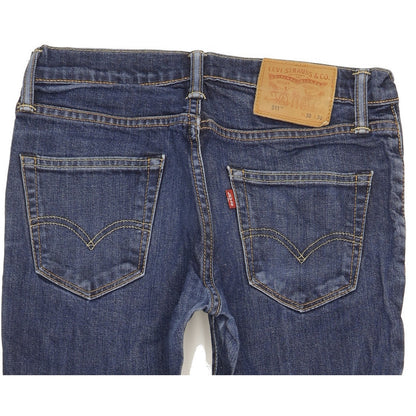 Levi's 511 Men Blue Straight Slim Jeans W30 L29