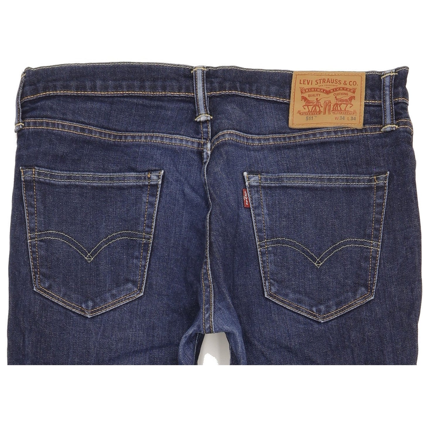 Levi's 511 Men Blue Straight Slim Jeans W34 L33