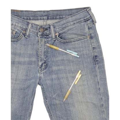 Levi's 514 Men Blue Straight Slim Stretch Jeans W31 L32