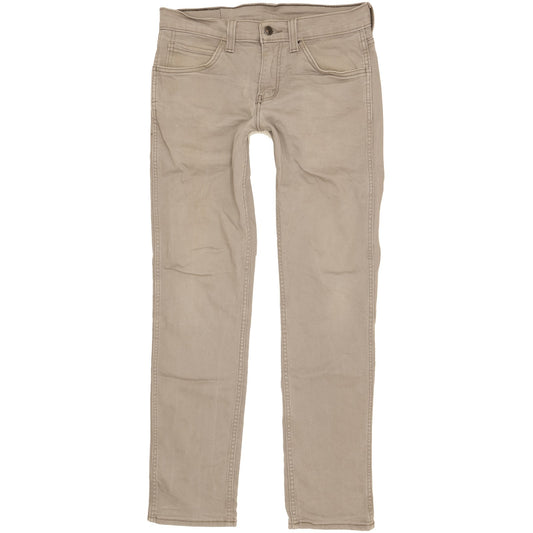 Levi's 511 Men Grey Straight Slim Stretch Jeans W30 L31