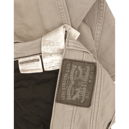 Levi's 511 Men Grey Straight Slim Stretch Jeans W30 L31