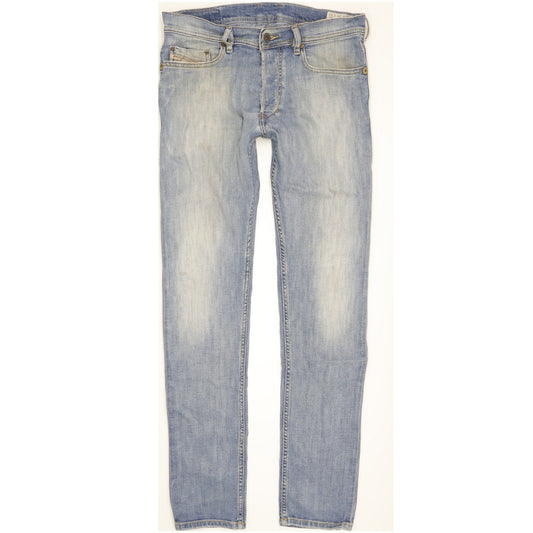 Diesel Tepphar Men Blue Tapered Slim Stretch Jeans W30 L32