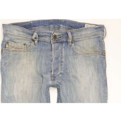 Diesel Tepphar Men Blue Tapered Slim Stretch Jeans W30 L32