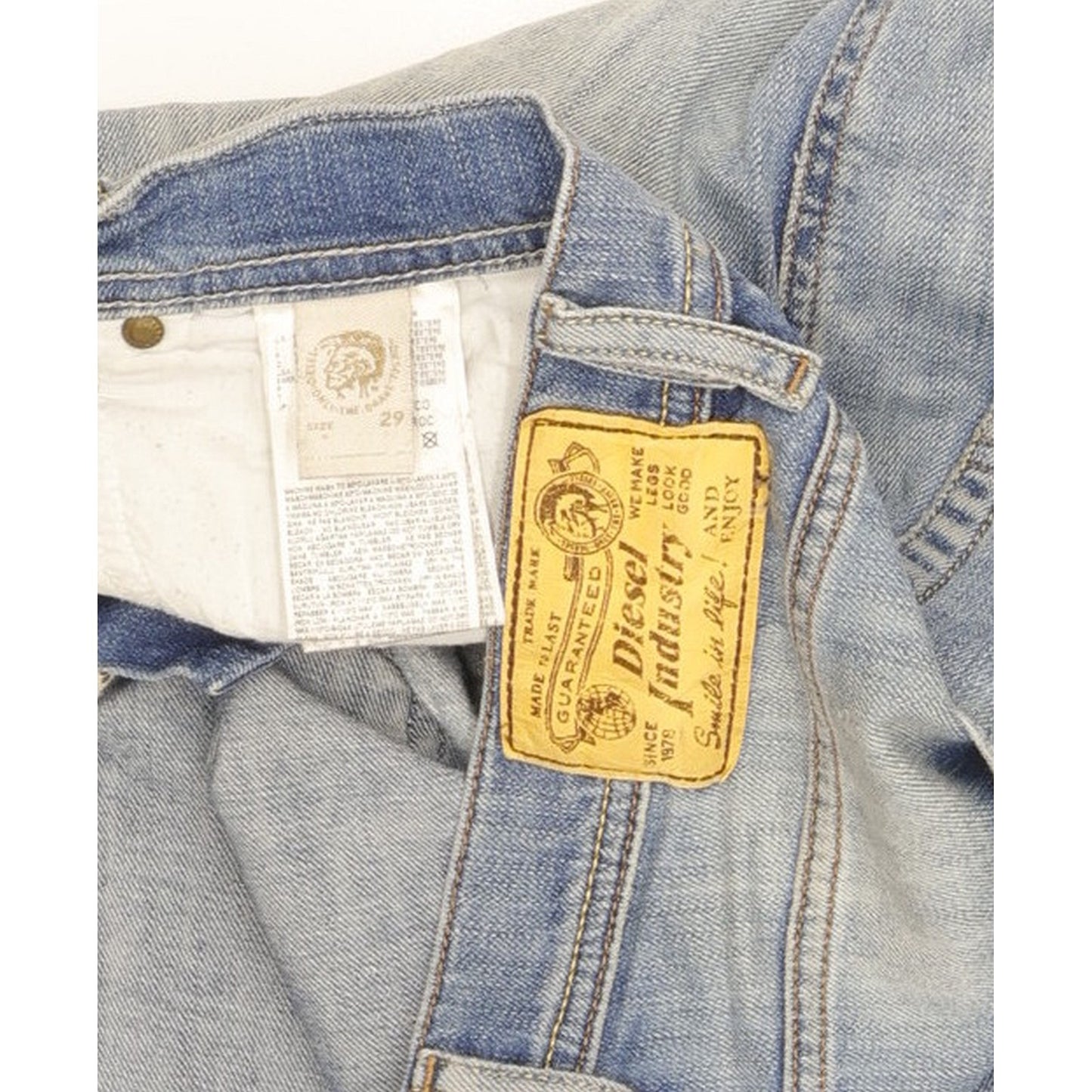 Diesel Tepphar Men Blue Tapered Slim Stretch Jeans W30 L32