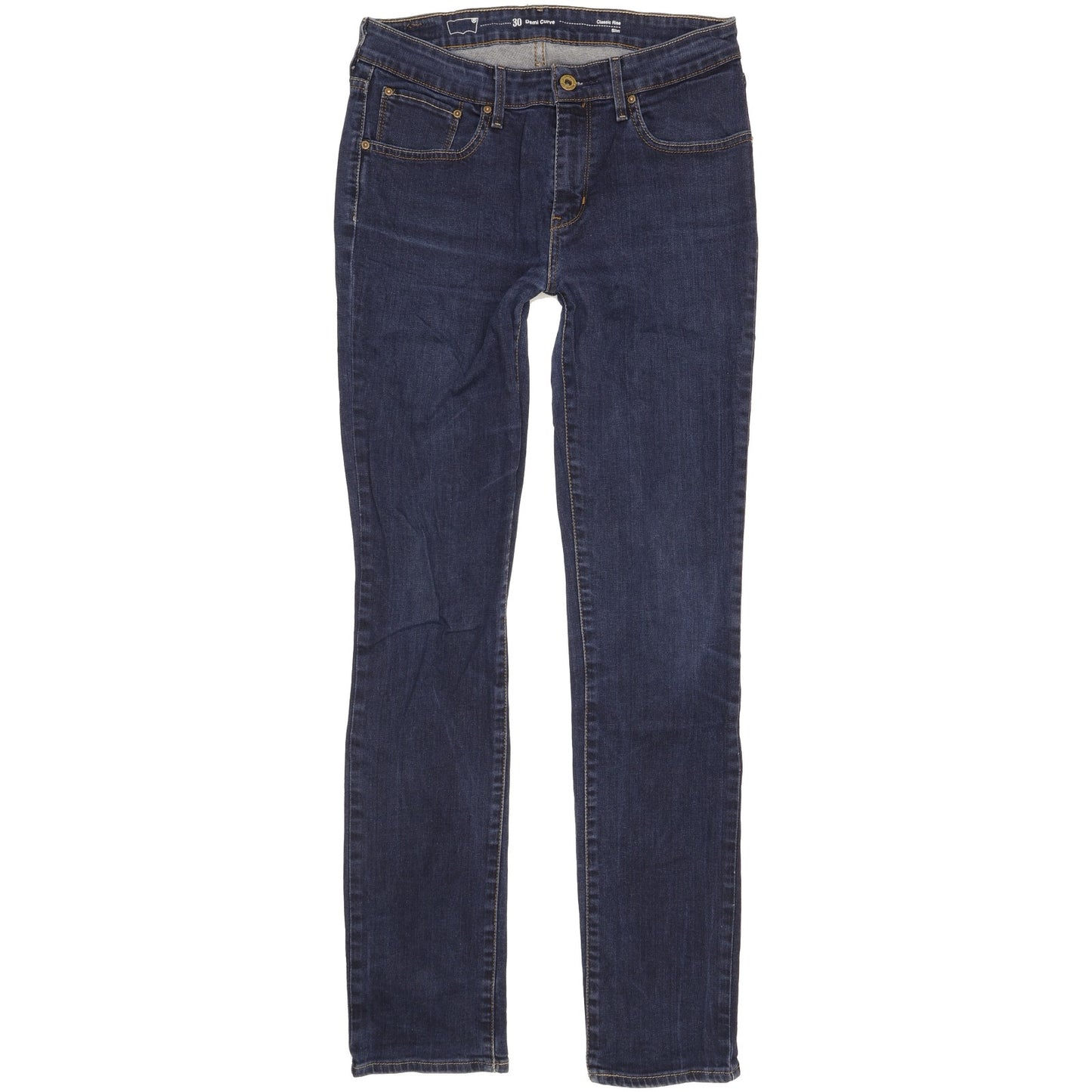 Levi's Demi Curve Women Blue Straight Classic Stretch Jeans W30 L32
