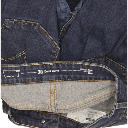 Levi's Demi Curve Women Blue Straight Classic Stretch Jeans W30 L32