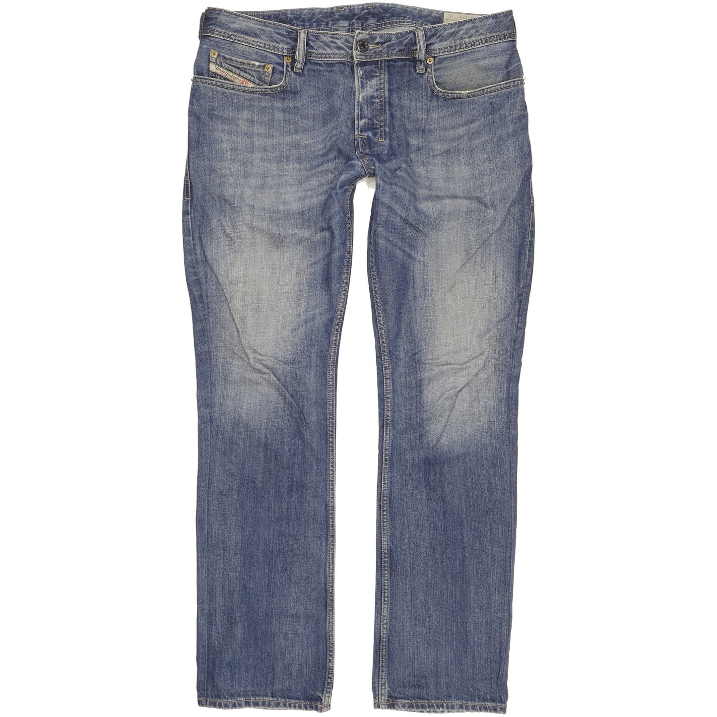 Diesel Zatiny Men Blue Straight Regular Jeans W33 L32