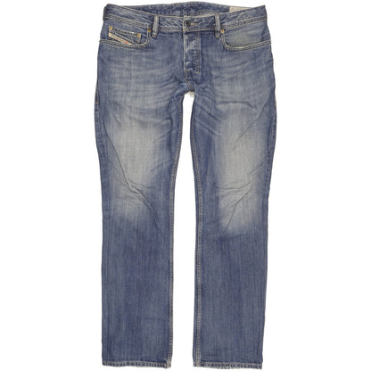 Diesel Zatiny Men Blue Straight Regular Jeans W33 L32