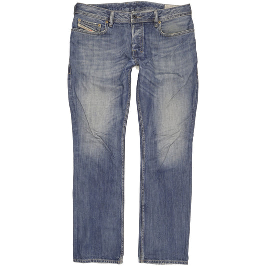 Diesel Zatiny Men Blue Straight Regular Jeans W33 L32