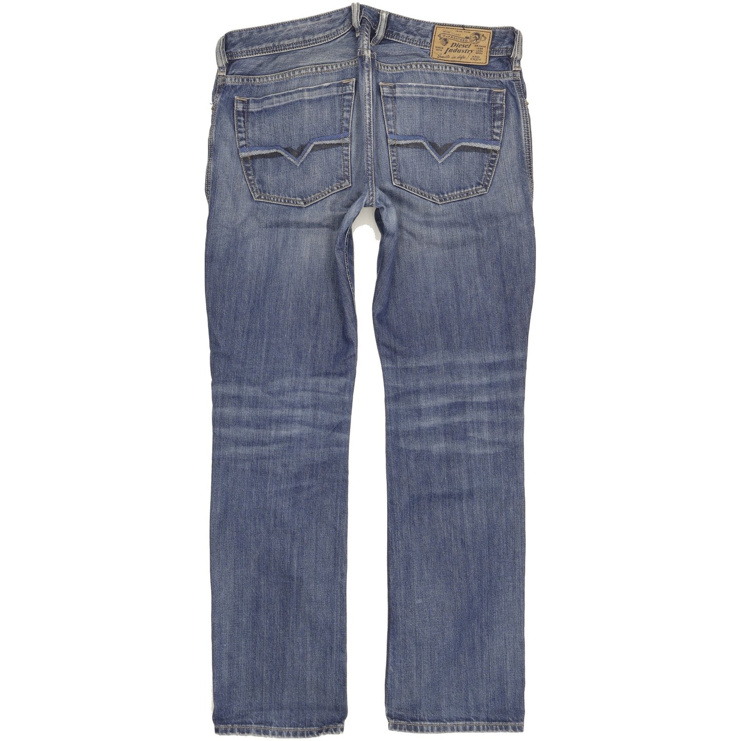Diesel Zatiny Men Blue Straight Regular Jeans W33 L32