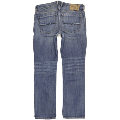 Diesel Zatiny Men Blue Straight Regular Jeans W33 L32