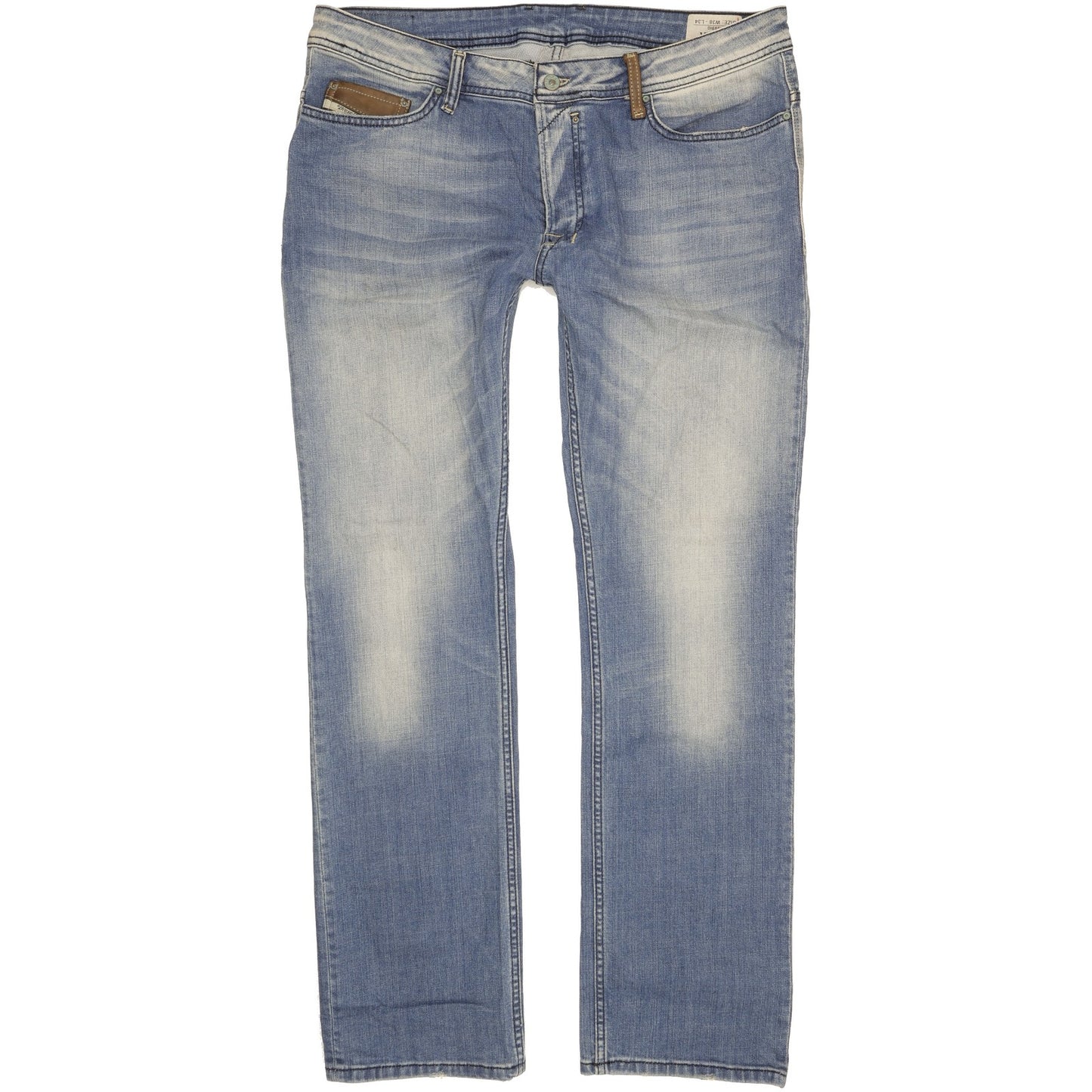 Diesel Viker Men Blue Straight Regular Jeans W38 L34