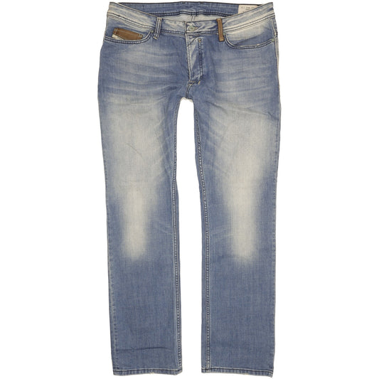 Diesel Viker Men Blue Straight Regular Jeans W38 L34