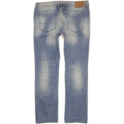 Diesel Viker Men Blue Straight Regular Jeans W38 L34