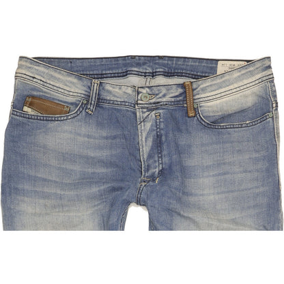 Diesel Viker Men Blue Straight Regular Jeans W38 L34