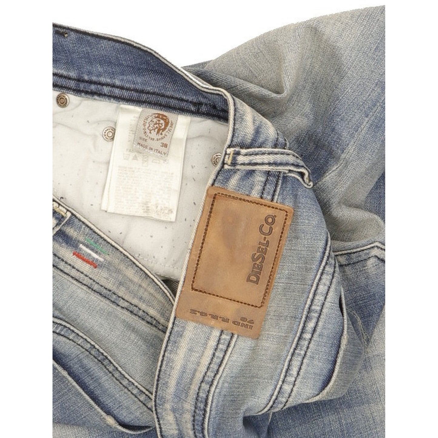 Diesel Viker Men Blue Straight Regular Jeans W38 L34