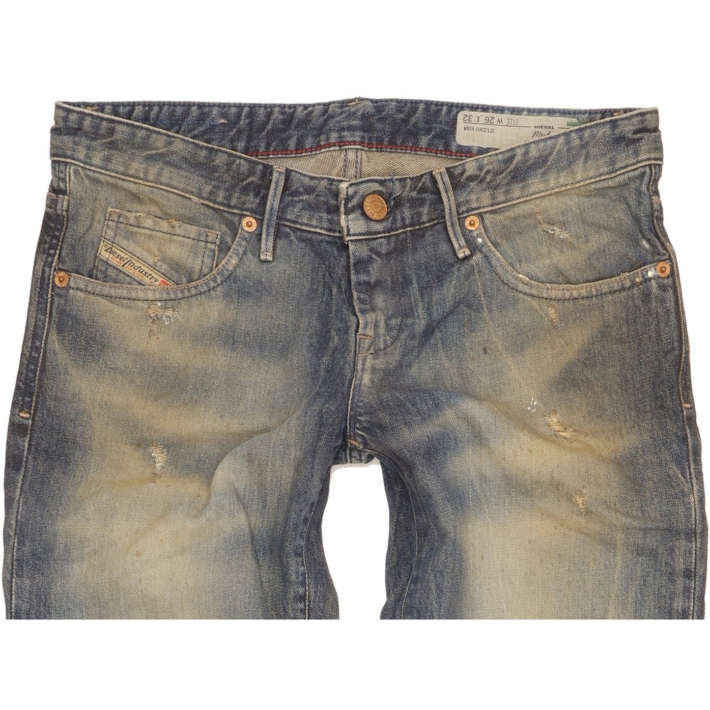 Diesel Myboy Men Blue Straight Slim Jeans W27 L34