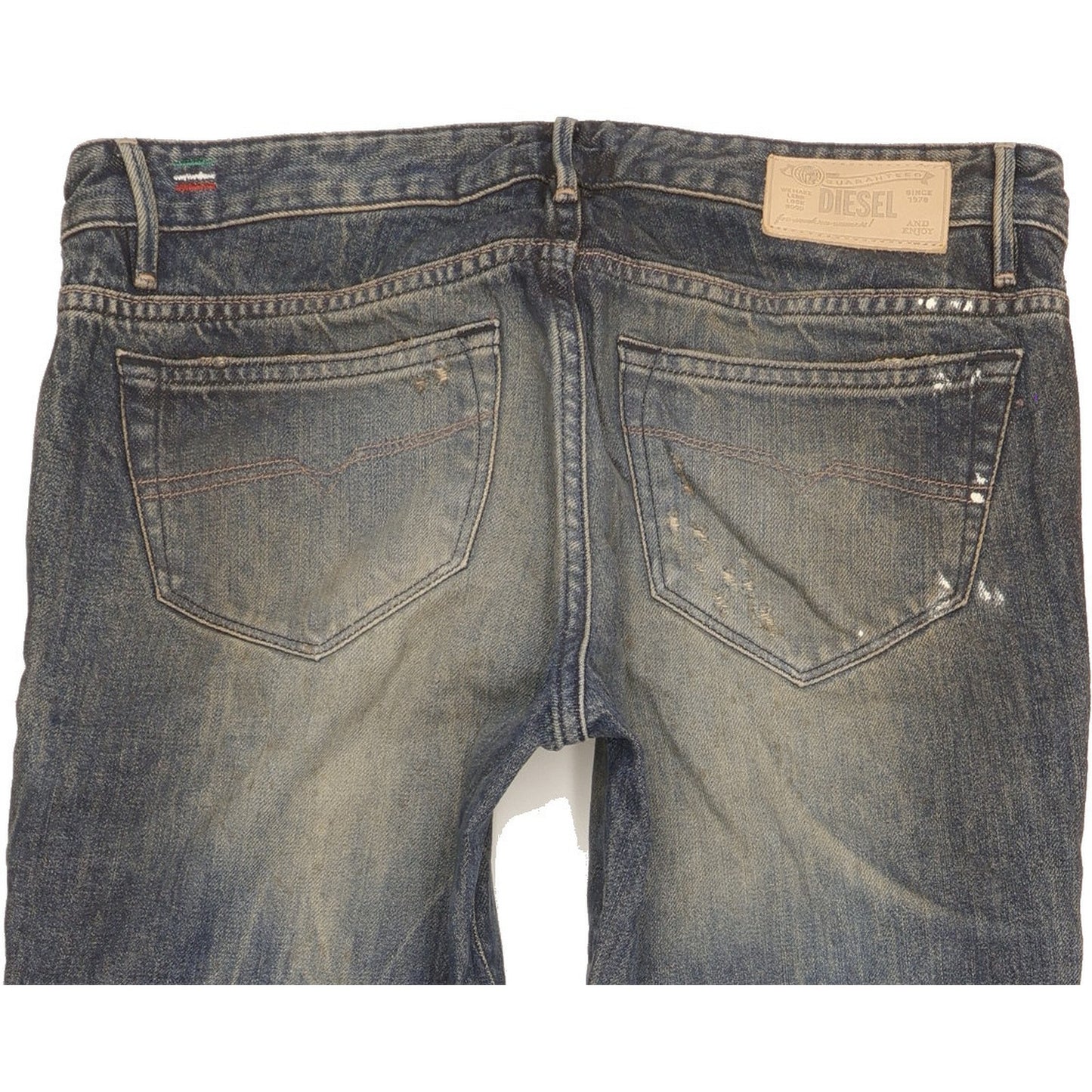Diesel Myboy Men Blue Straight Slim Jeans W27 L34