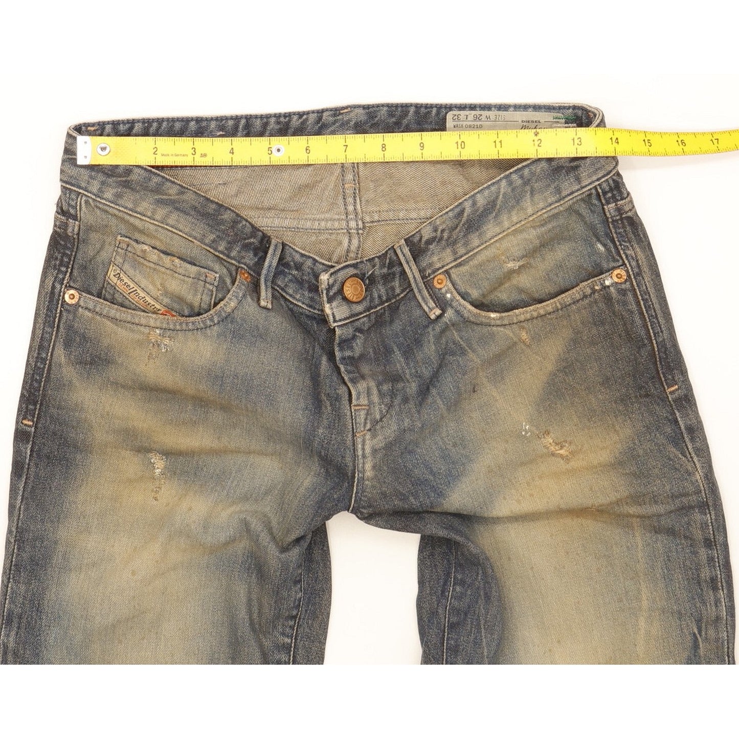 Diesel Myboy Men Blue Straight Slim Jeans W27 L34