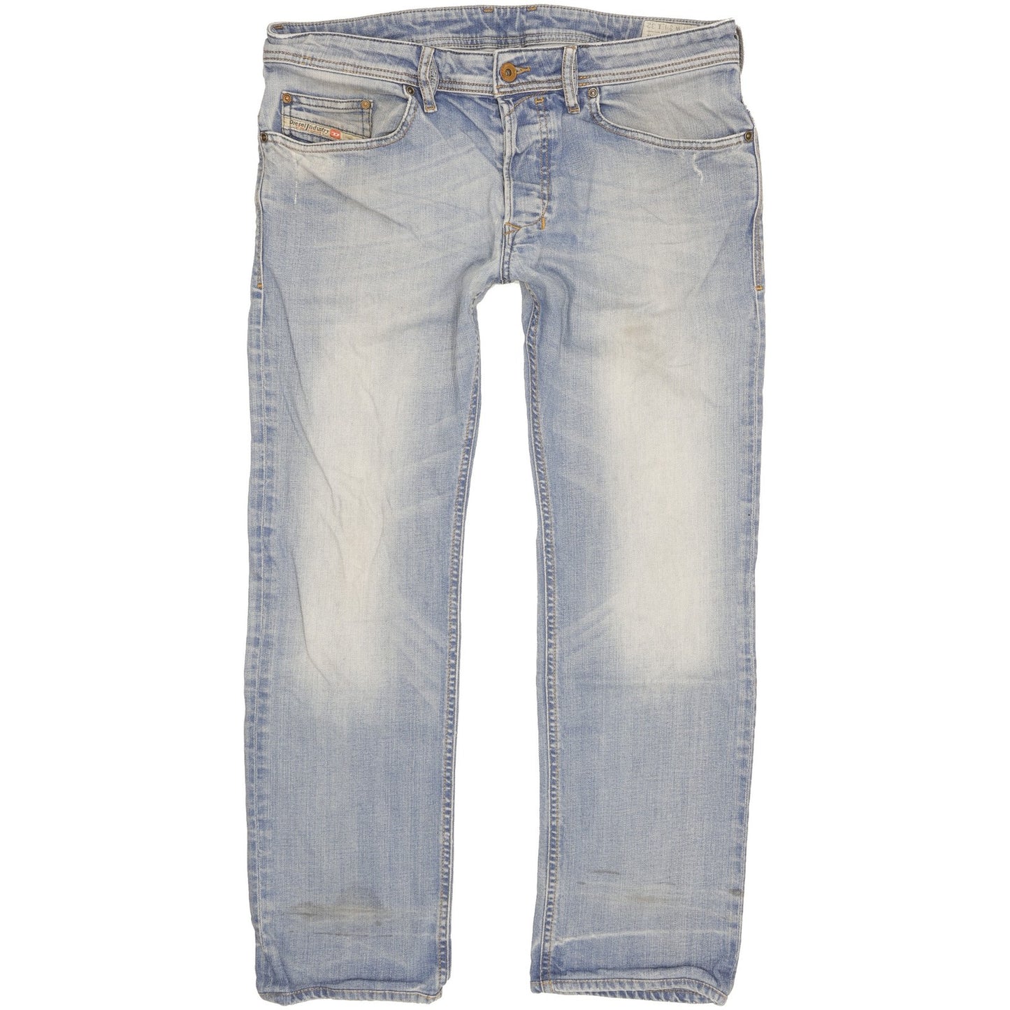 Diesel Safado Men Blue Straight Slim Stretch Jeans W34 L28