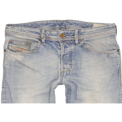 Diesel Safado Men Blue Straight Slim Stretch Jeans W34 L28