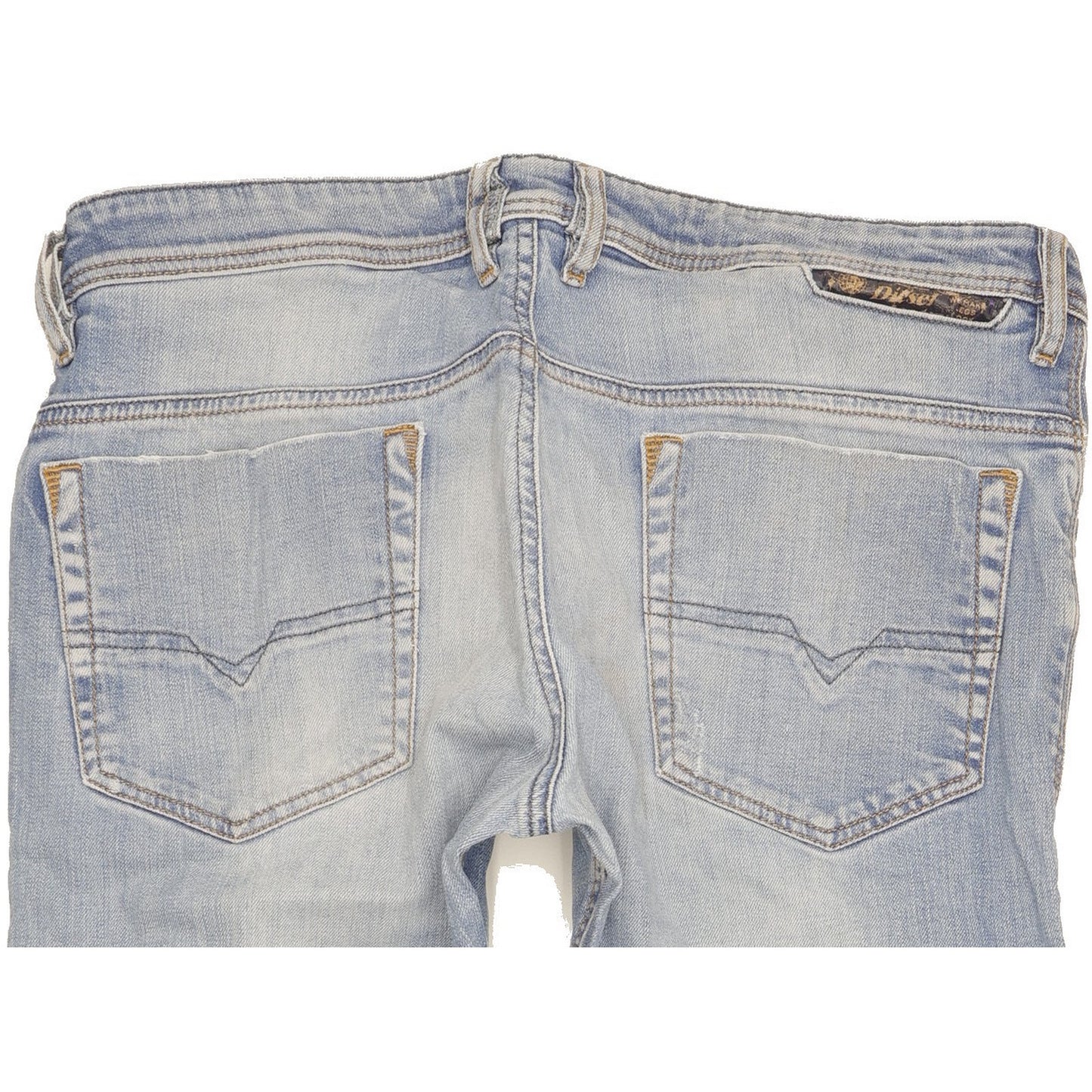 Diesel Safado Men Blue Straight Slim Stretch Jeans W34 L28