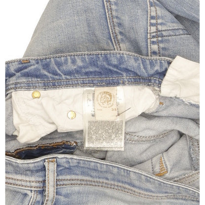 Diesel Safado Men Blue Straight Slim Stretch Jeans W34 L28
