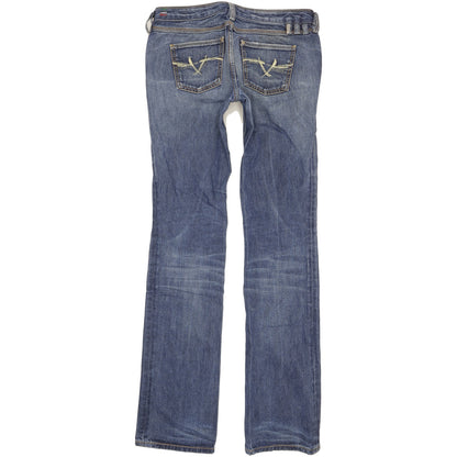 Diesel Cheren Women Blue Straight Slim Jeans W29 L34