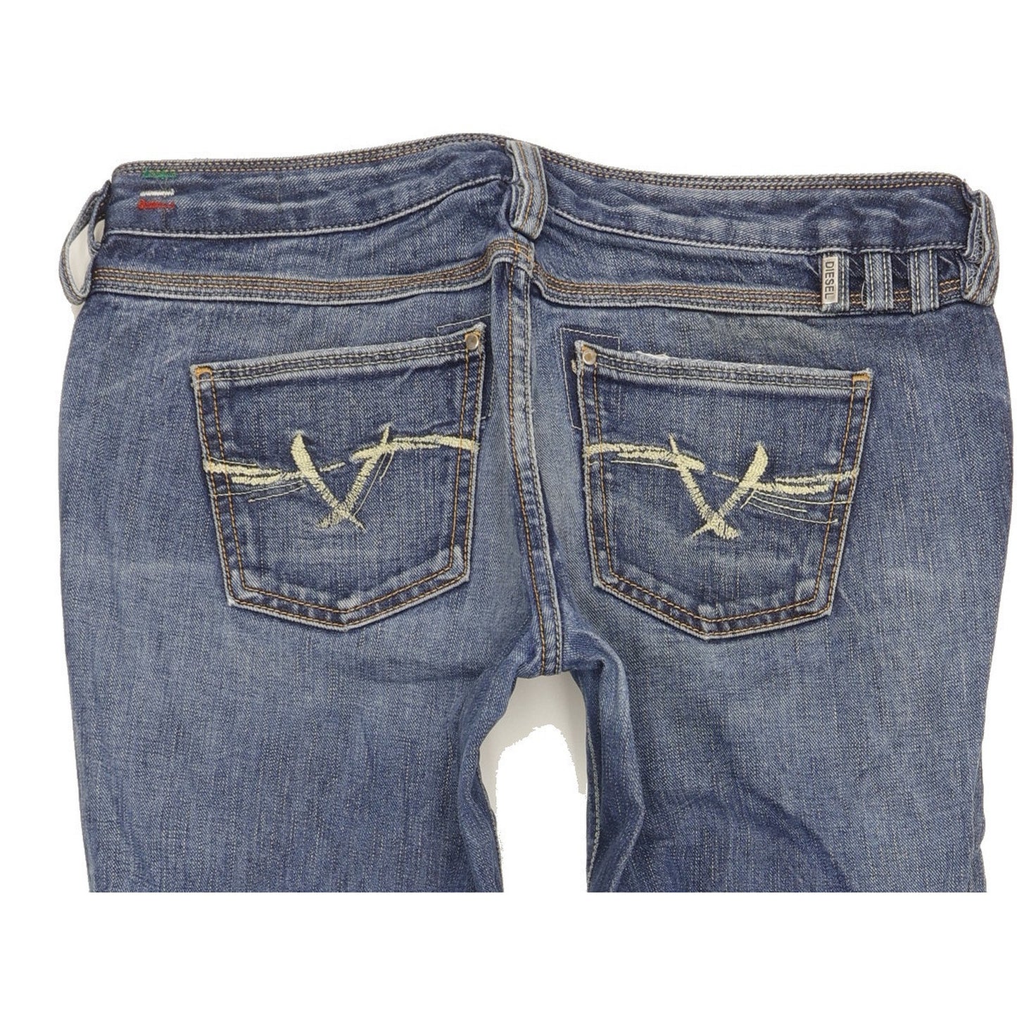 Diesel Cheren Women Blue Straight Slim Jeans W29 L34