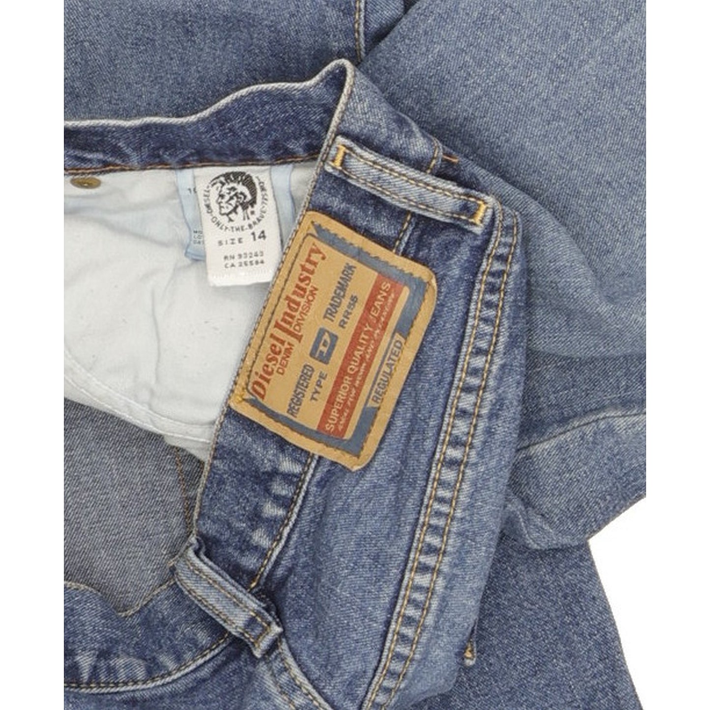 Diesel Palton Men Blue Straight Regular Jeans W26 L29
