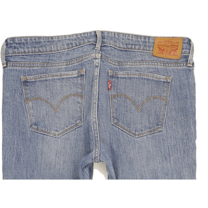 Levi's 711 Women Blue Skinny Slim Stretch Jeans W31 L34