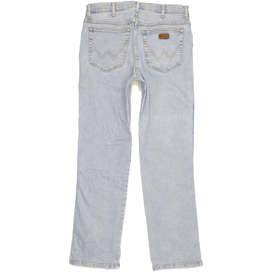 Wrangler Texas Men Blue Straight Regular Stretch Jeans W34 L31