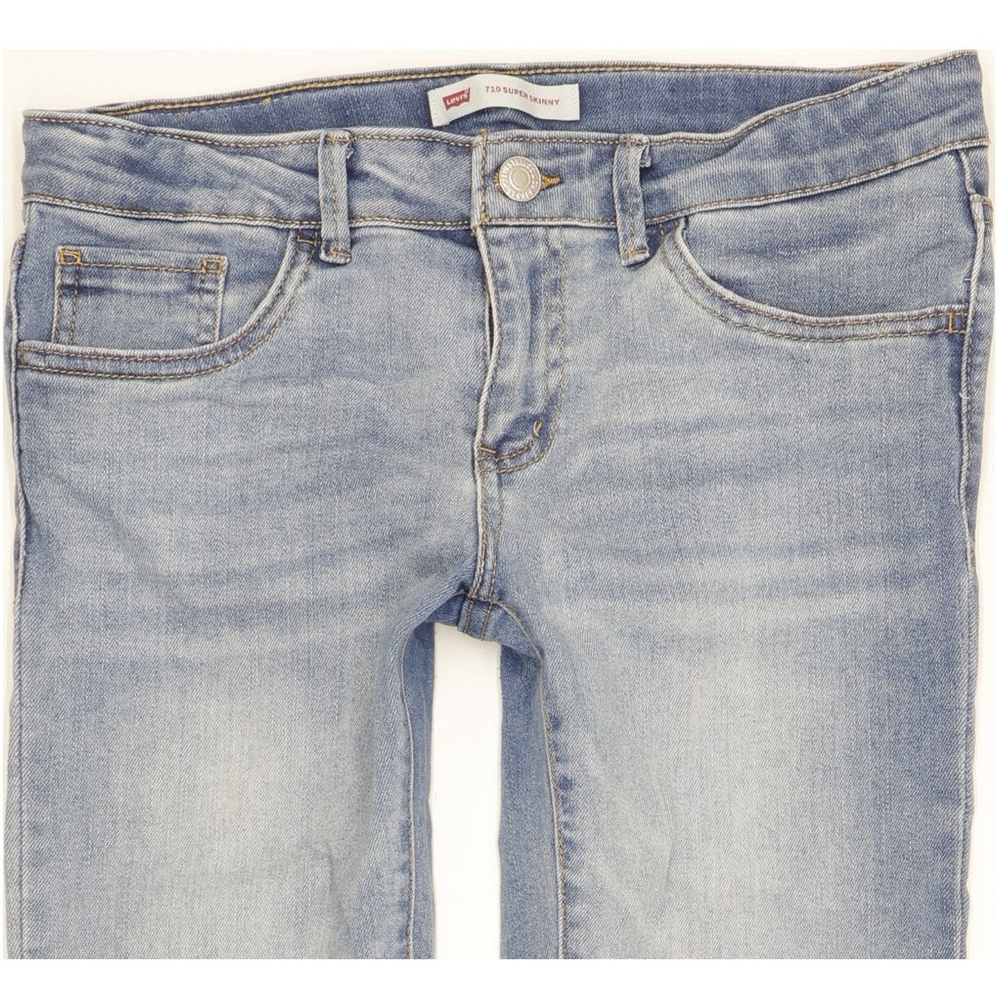 Levi's 710 Kids Blue Skinny Slim Stretch Jeans W26 L27