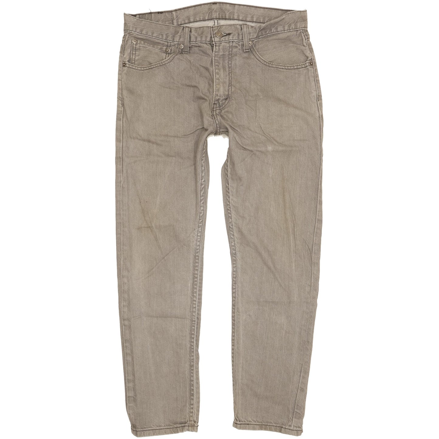 Levi's 508 Men Grey Tapered Slim Jeans W33 L29